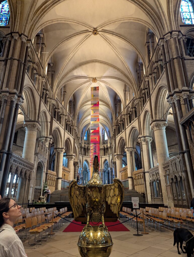 The nave of Canterbury Cathedral.