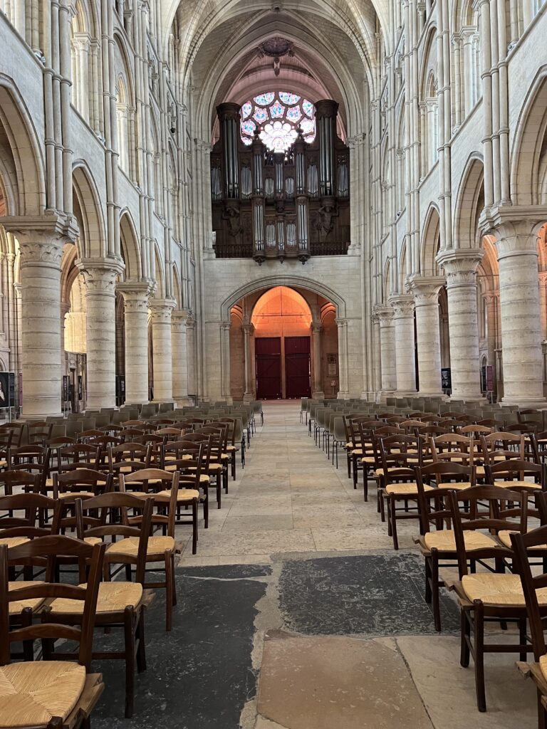 Laon Cathedral nave.